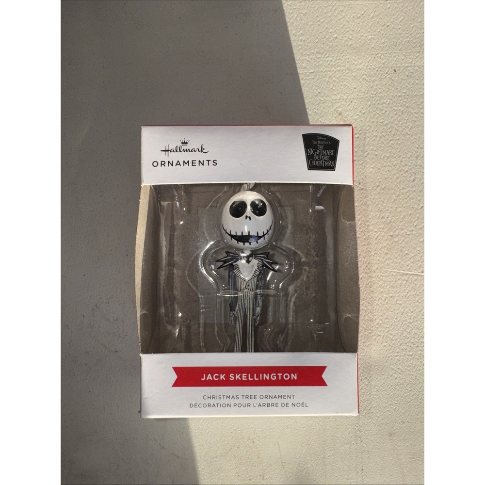 Hallmark Jack Skellington ornament 2022, Nightmare Before Christmas Ornament NIP